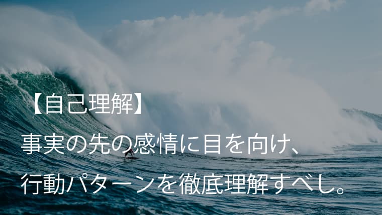 自己理解 具体的4ステップで着実に前進 自分の行動パターンを徹底理解すべし Arai No Hikidashi